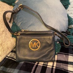 Navy Michael Kors Crossbody Bag